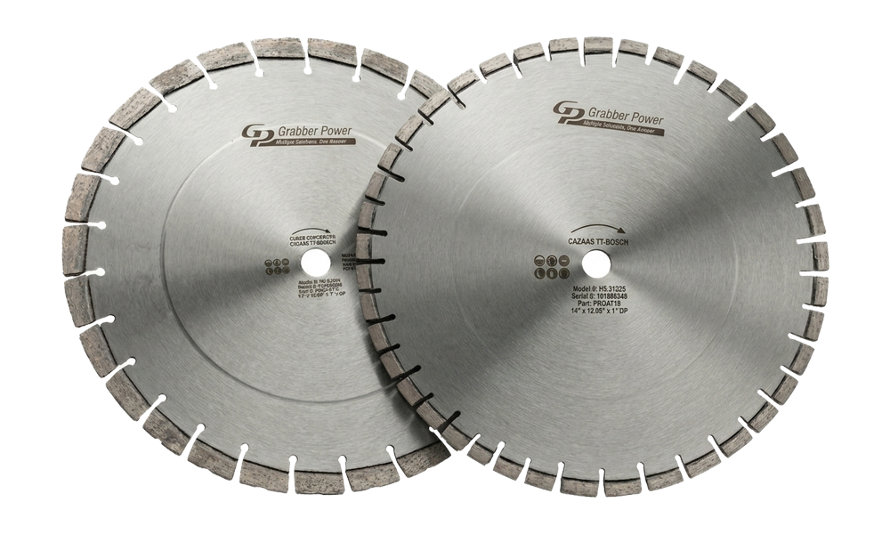 Cured Concrete Blades Transparent